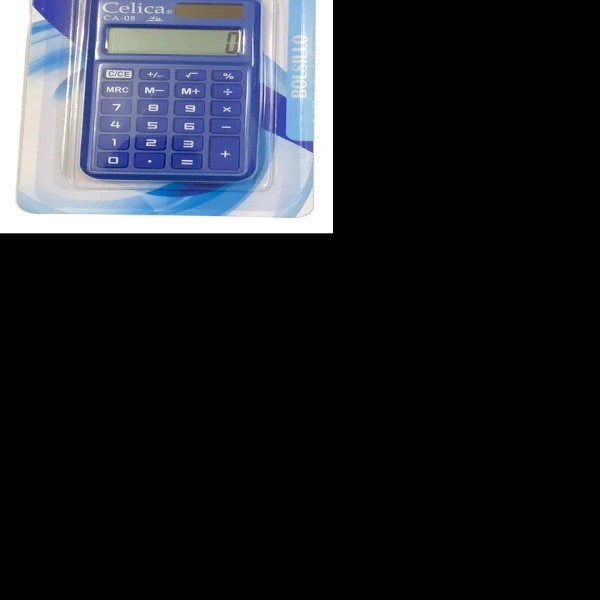 CALCULADORA BOLSILLO BASIC CELICA AZUL 8 DIG.CA08 BLISTER